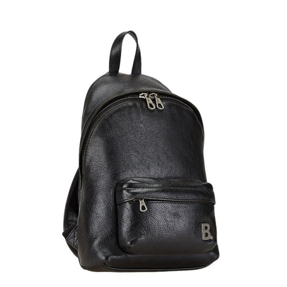 BALENCIAGA Black Leather Backpack - Picture 2 of 11